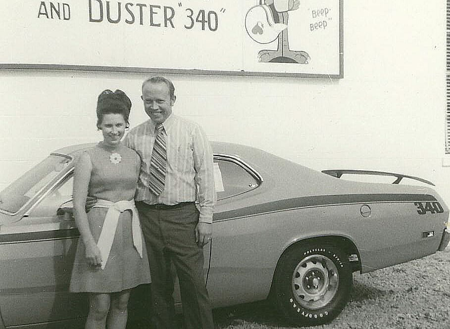 Mom & Dad With Duster 340
